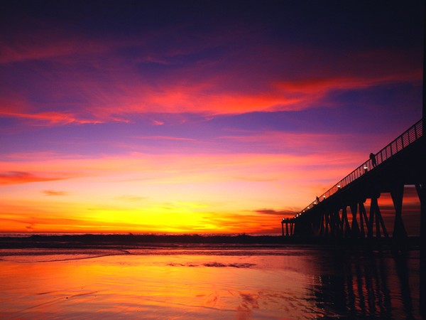 Hermosa Pier 12/27/2000
