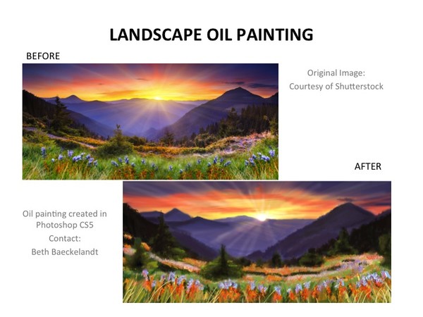 Photoshop Oil Painting