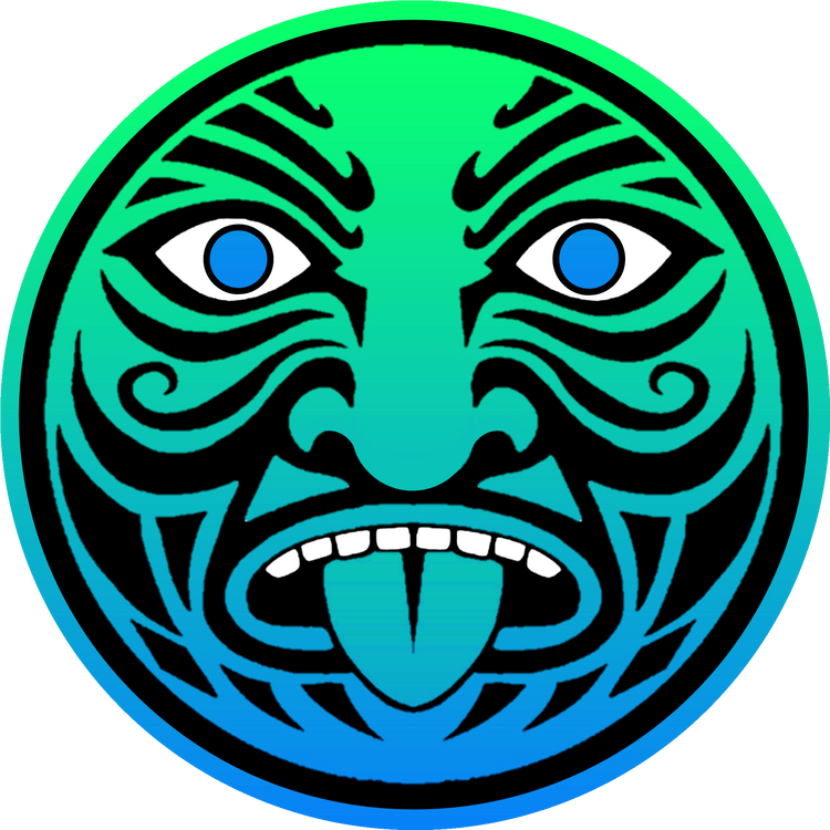 Warriors Logo green & blue