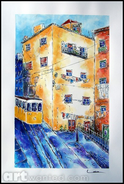 Bica Elevator - Lisbon - Elevador da Bica - Lisboa