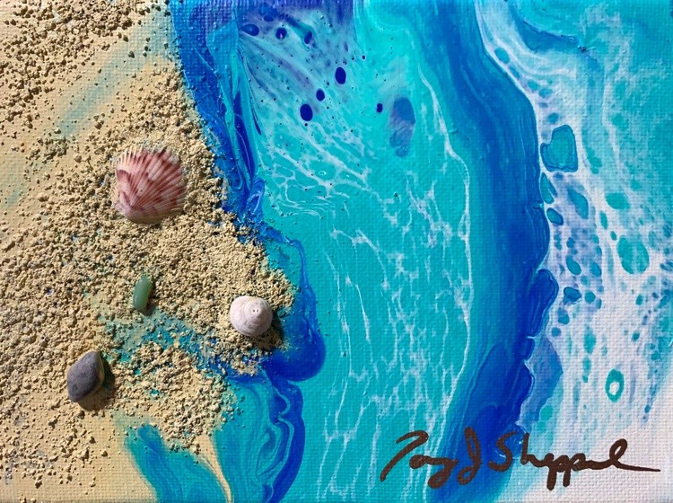 the beach