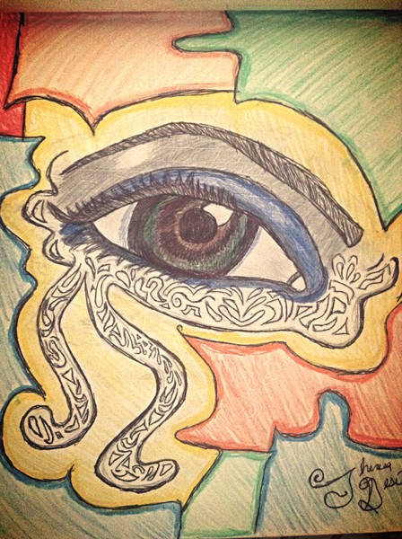 Colorful eye