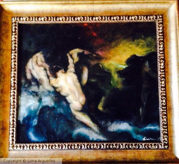 Hidalgo Study: La Barca de Aqueronte (detail)