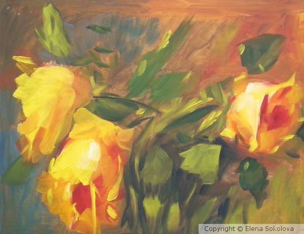 Yellow roses