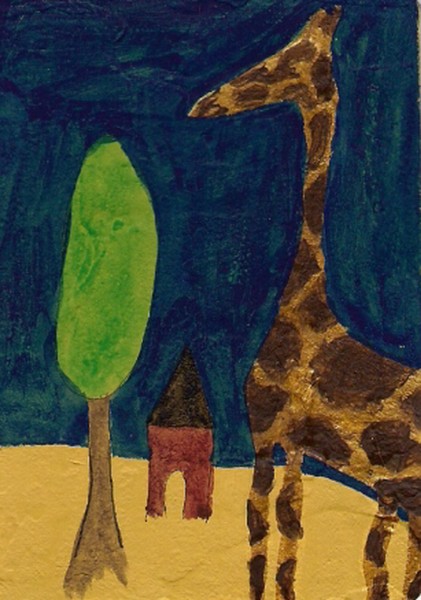 ACEO Print -Giraffe 