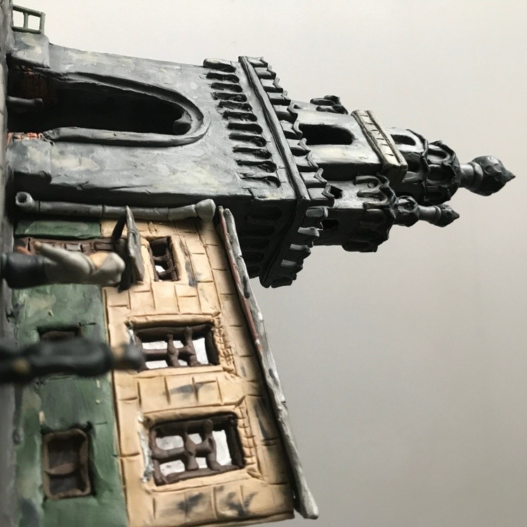 Bauman Street, plasticine, cardboard, 35x25x25 cm
