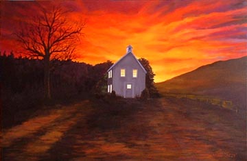 Church at Sunset