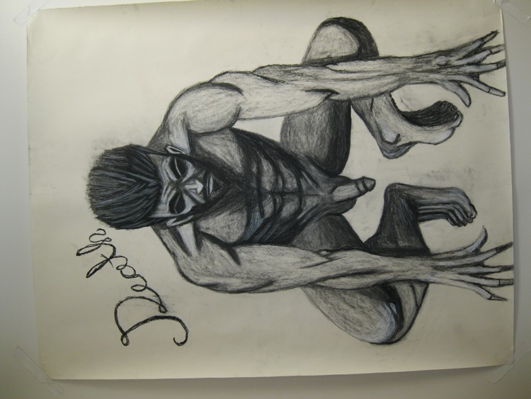 4HorsemenSelfPortraitDeath