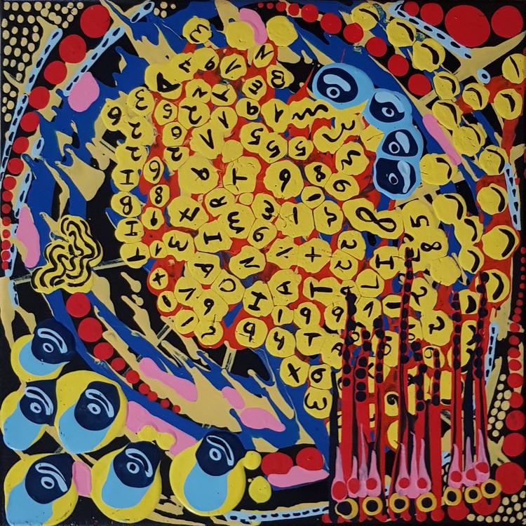 Mirit Ben-Nun moderna artista puntillista desde Israel