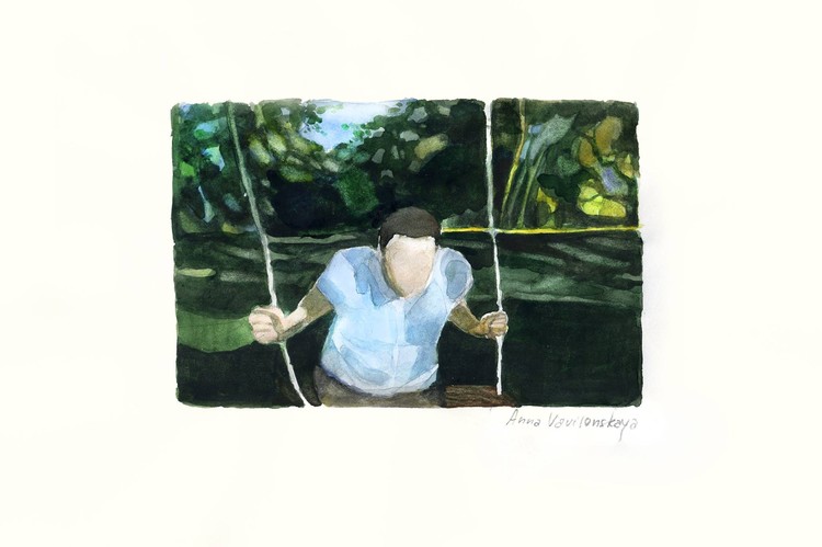 Swing 3 2016Size 210 x 297 mmMaterials Watercolor