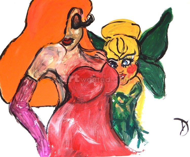 Tinkerbell Meets Jessica Rabbit