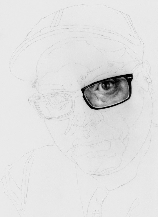 The Tramp (A Self Portrait) WIP 2