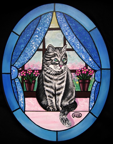 Cat in the window