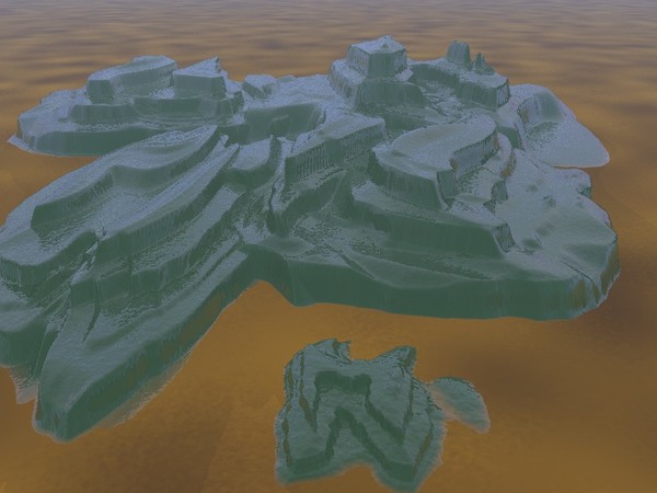 If water were land and the desert an ocean...