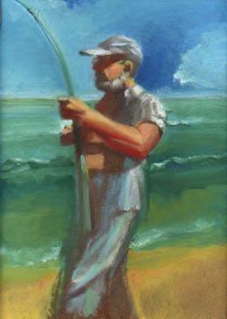 Grandpa, fishing