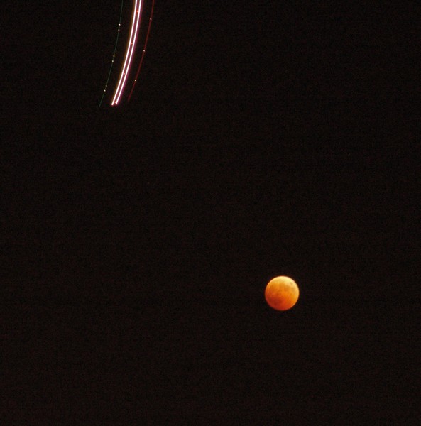 airplane and eclipse