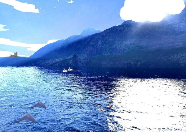 THE SEA AT BLUE MOUNTAINS