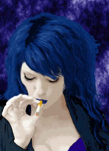 Blue & Black