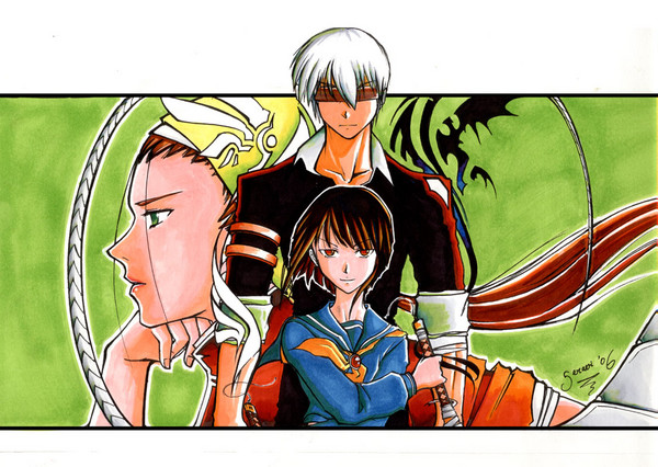 Seravi, Yui and Artemi