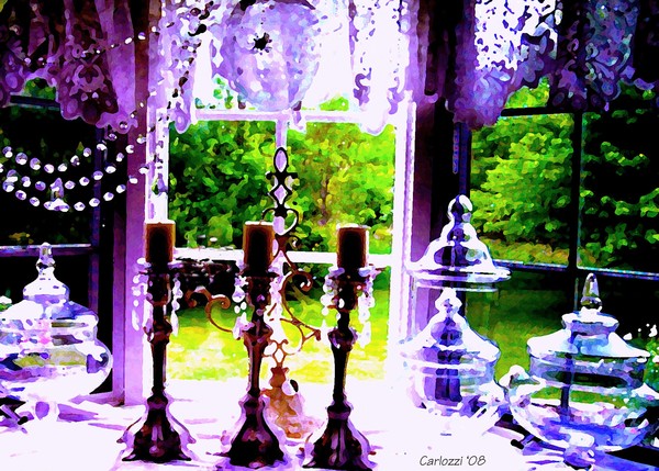 Window Lace & Beads
