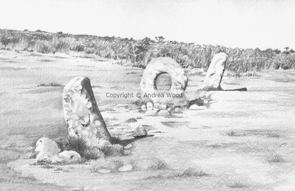 The Men-An-Tol stones.