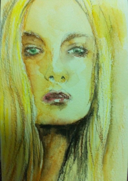 yellow hair girl