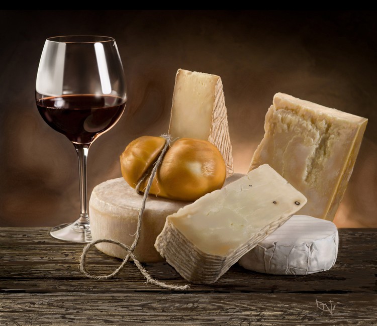 Wine and Cheese