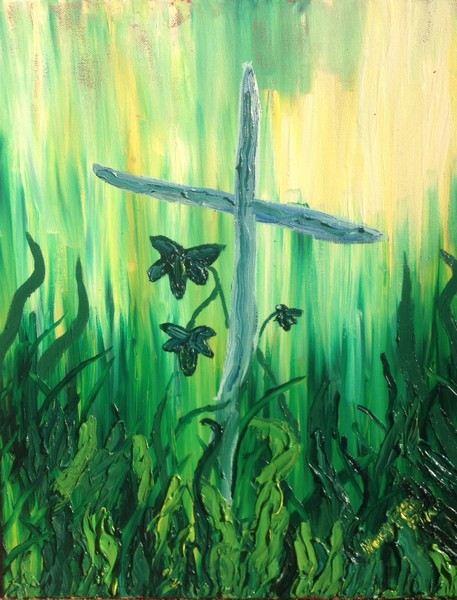 Cross With Ivy