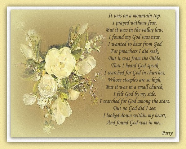 Seeking God...