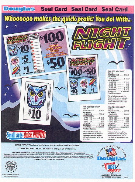 Night Flight game & ad