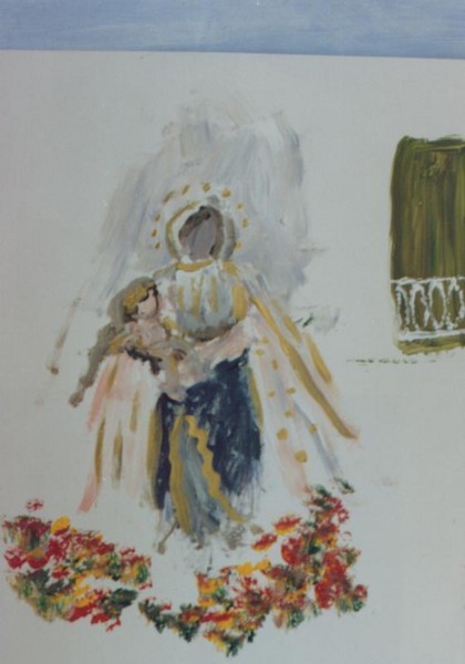 Italian Procession Madonna and Child