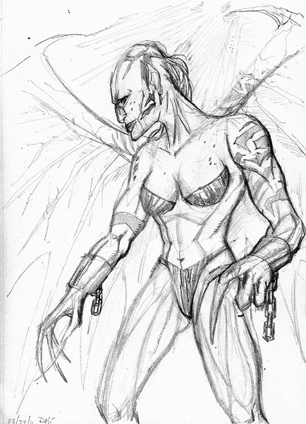 Winged demon