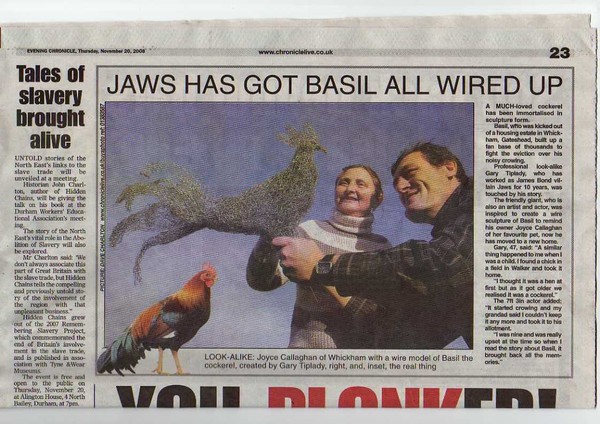 Basil the cockerel