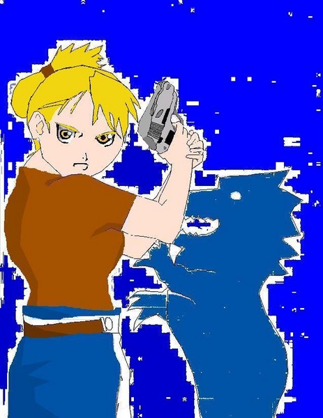 the bad girl called Riza Hawkeye.