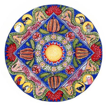 Wildflowers Landscape Mandala