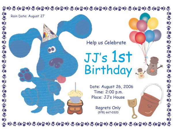 Blues Clues Birthday