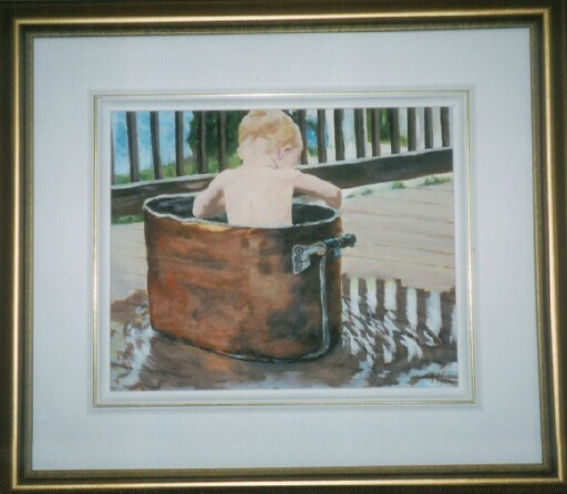 Max in a bath