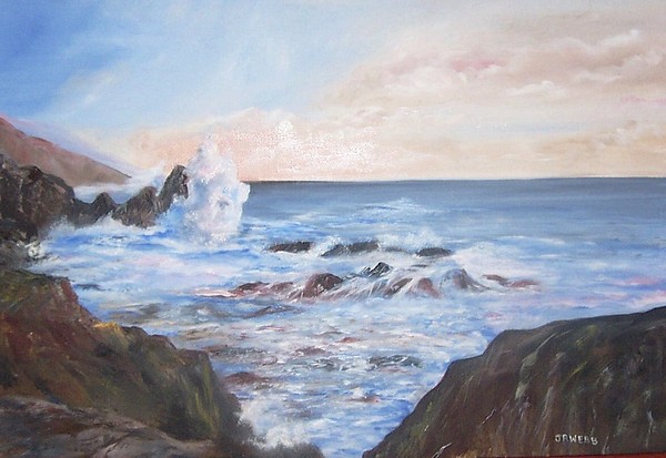 Sun Setting over the Sea