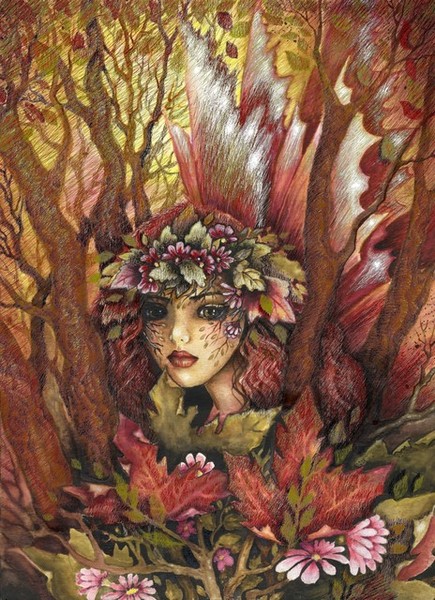 Hiding in the woods