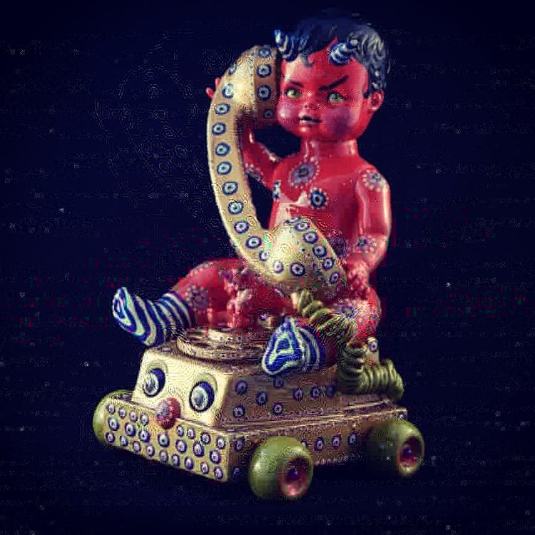 'Devil's Calling' Toy Travellers