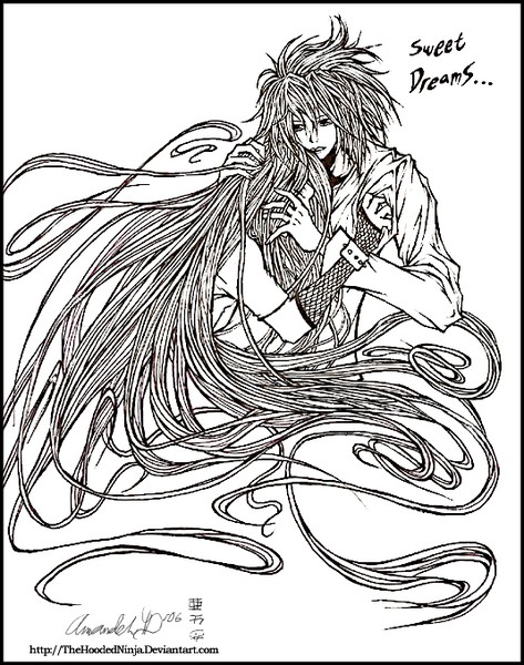 Sweet Dreams Lineart