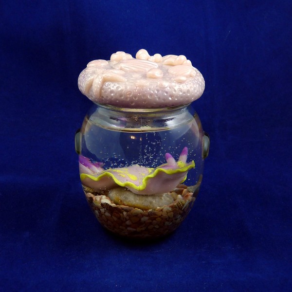 Lavender Nudibranch Perma-Pet Sculpture