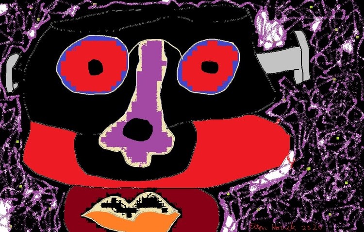 NEW CHILD FRIENDLY FRANKINSTEIN DOLL..(c) 2020 elton houck ,digital 