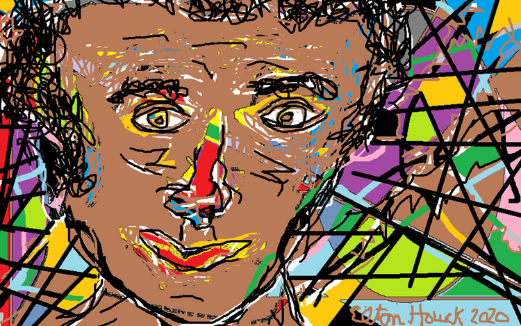 aging hippie at the beach tanning down.(c) 2020 elton houck...DIGITAL