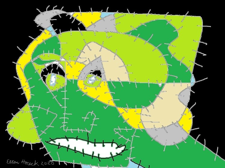SOME CALLED HER CACTUS JILL (C) 2020 ELTON HOUCK