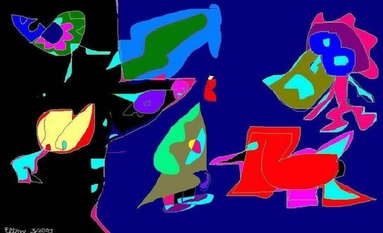 More Devils Waiting on the Other Side..(c) 2005 Elton houck..digital art...
