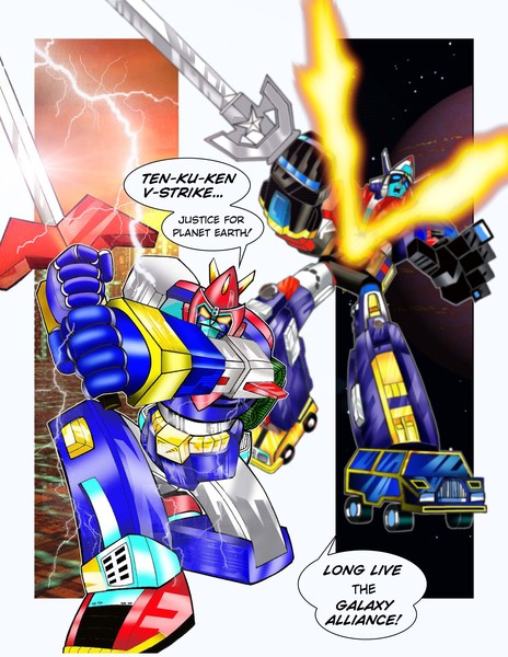 Voltes V demolished Voltron