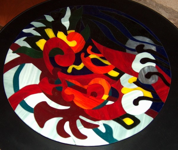 Big Fusing glass bowl