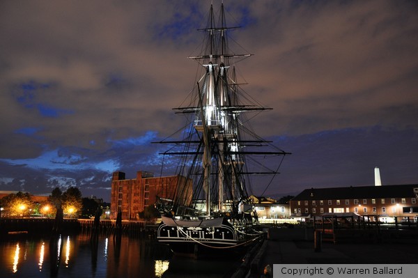 Old Ironsides at Night 7/8/2012