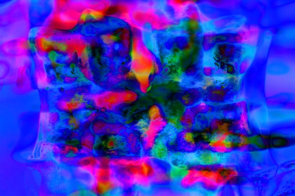psichedelic blue